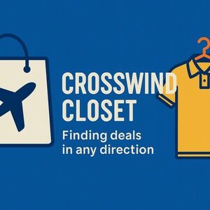 ✈️ Welcome to Crosswind Closet – where great style always clears the runway.